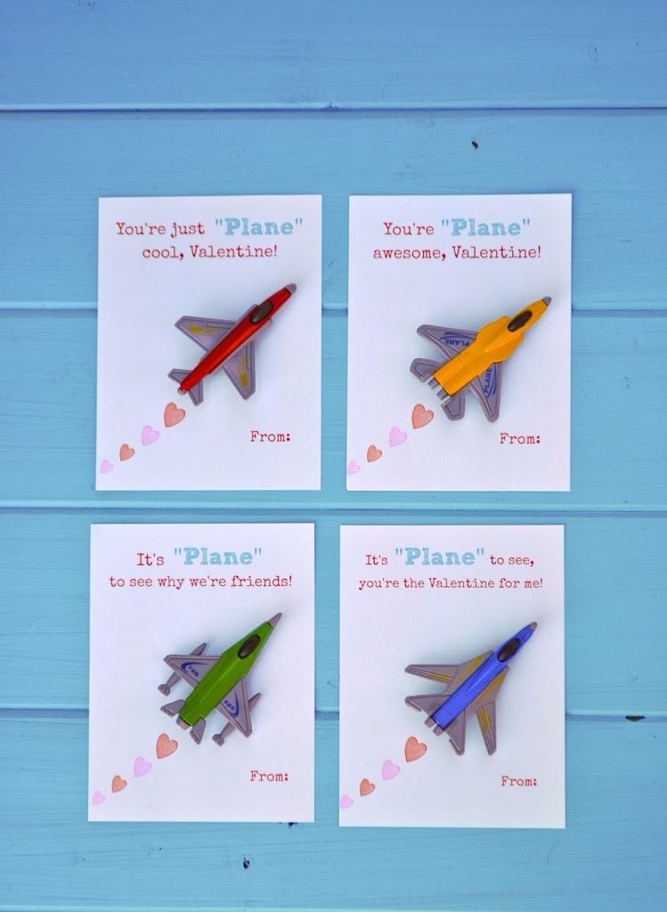 Free Printable DIY Toy Plane Valentines - Make Life Lovely - 新利18官网娱乐 ...